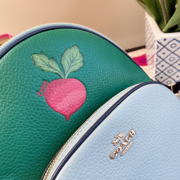 Coach Mini Court Backpack With Radish - Picture 2 of 11